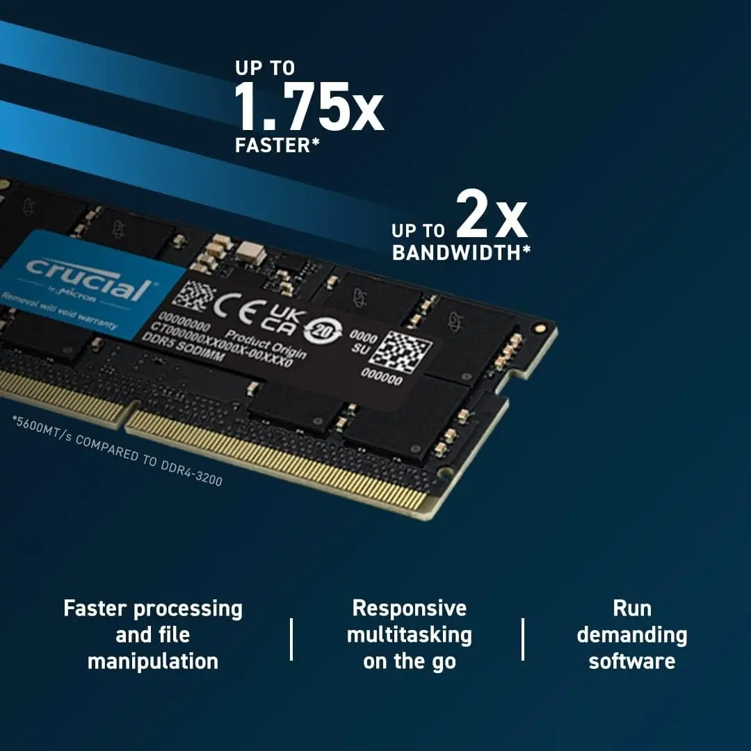 Memoria Ram DDR5 5600 64 GB crucial — foto 2