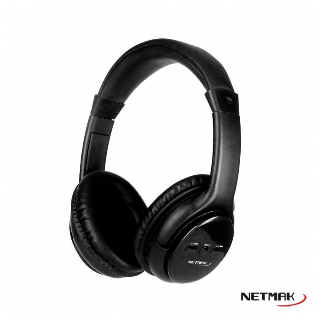Auriculares Bluetooth Netmak B21 Negro