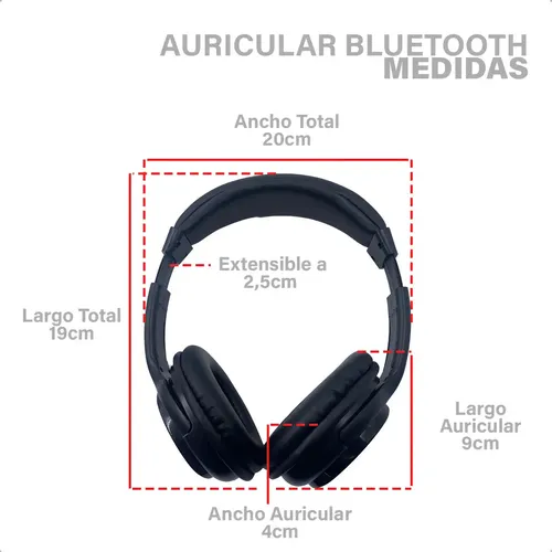Auriculares Bluetooth Netmak B21 Negro — foto 7