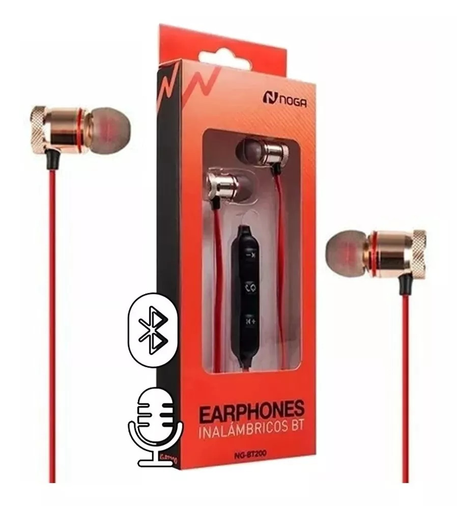 Auriculares In Ear Bluetooth Noga NG-BT200