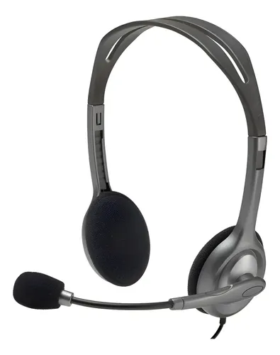 Auriculares Logitech H111 Vincha 3.5mm Gris