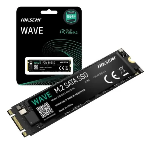 Disco Sólido Interno Hiksemi Wave 1TB PCIe NVMe HS-SSD-WAVE(P) 1024G