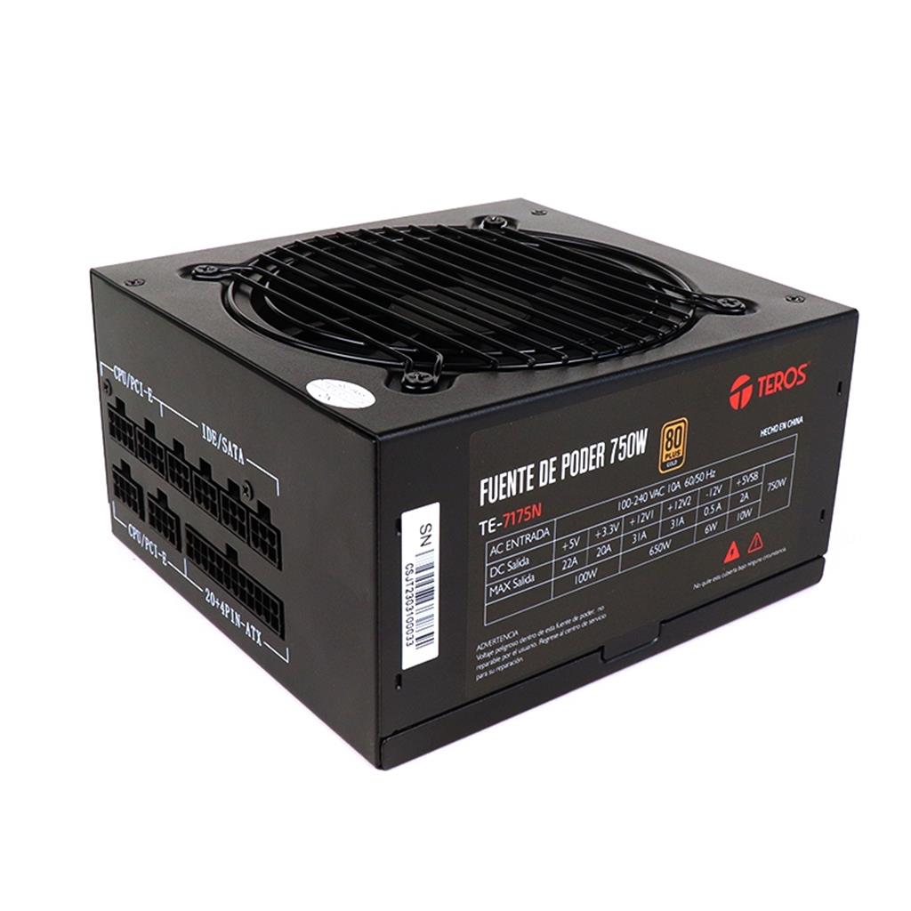 Fuente Teros TE-7175N 750W 80 Plus Gold ATX Full Modular