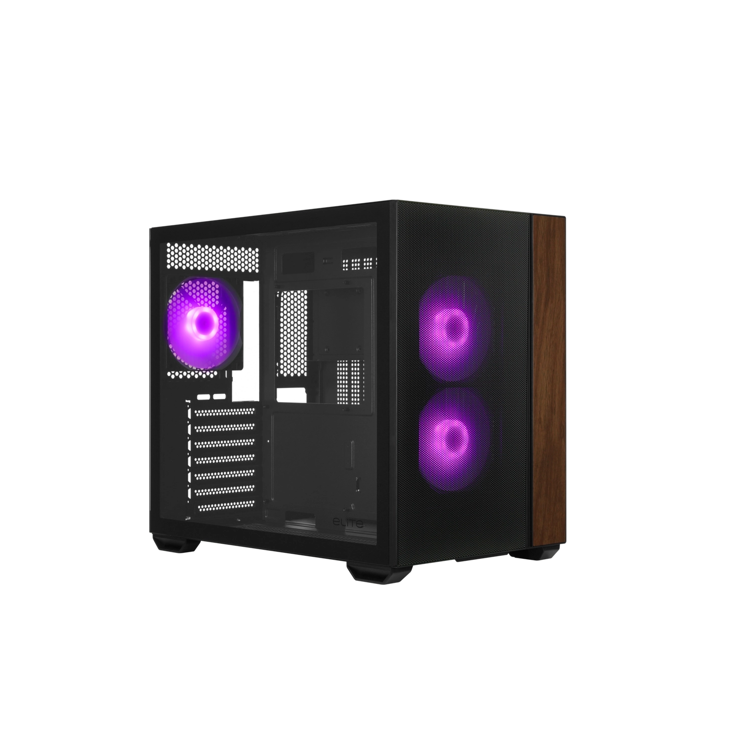 Gabinete Cooler Master Elite 660 Mid Tower Negro con 3 Fans ARGB
