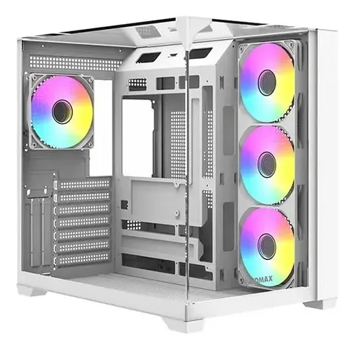 Gabinete Raidmax Infinita i620 White ATX Fishtank ARGB