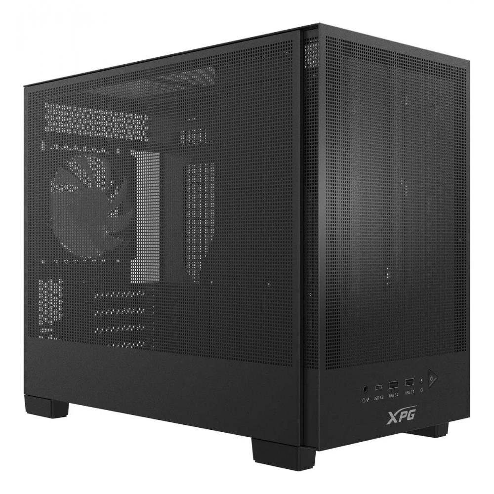 Gabinete XPG Valor Mesh Nano Micro-ATX Negro con Vidrio Templado