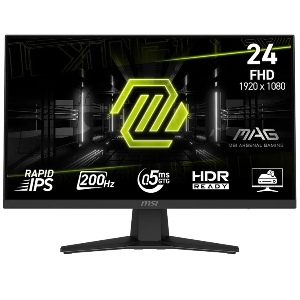 Monitor Gamer MSI MAG 244F 24" FHD IPS 200Hz