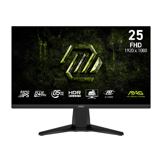 Monitor Gamer MSI MAG 255F X24 25" IPS 240Hz