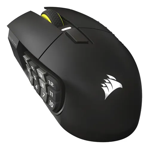 Mouse Gamer Inalámbrico Corsair Scimitar Elite Wireless SE Blanco