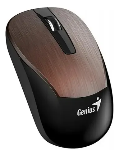 Mouse Inalámbrico Recargable Genius ECO-8015 Chocolate