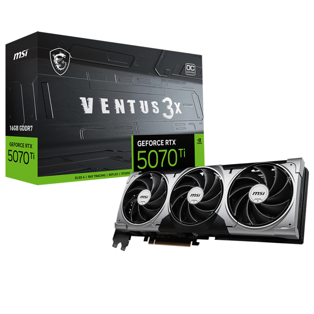 Placa de Video MSI GeForce RTX 5070 Ti 16G Frieren Edition OC