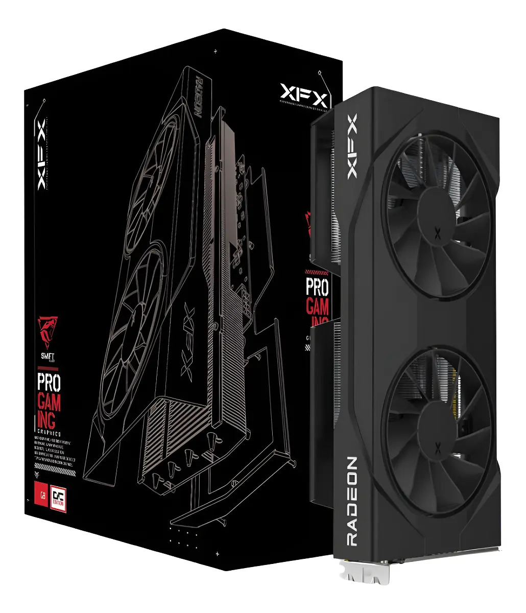 Placa de Video XFX AMD Radeon RX 9060 XT Swift OC Gaming Edition 16GB GDDR6